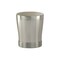 Stainless Steel Vanity Jar | Stylish Storage for Cotton Swabs,Sponges & Bath Salts | Decorative Canister for Bathroom,Bedroom | Pewter Finish